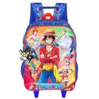 Mochila Escolar De Rodinhas Luffy Pirata One Piece Anime