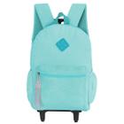 Mochila Escolar De Rodinhas No Bad Days Feminina Juvenil