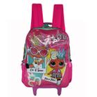 Kit Mochila Escolar Infantil LOL BFFS 4 Eva Com Rodinhas - Chic