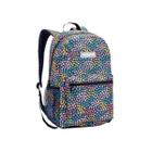 Mochila Escolar Denlex com Bolso Frontal e Lateral Colorida Unissex Masculina Feminina Volta as Aula