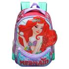 Mochila Escolar Denlex Mermaid Infantil Menina 41cm - 15L