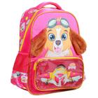 Mochila Escolar Dog Pet Aviator Costas Reforçada Tam G Infantil Reforçada