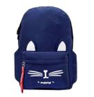 Mochila Escolar Feminina Infantil Juvenil Média Gatinha M831 Azul