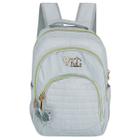 Mochila Escolar Feminina Juvenil Notebook M3986 Prata - VKG