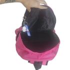 Mochila Escolar Feminina Kit Estojo E Chaveiro Pink Zc8006