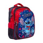 Mochila Escolar Feminina Stitch Alça Costas Reforçada