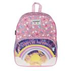 Mochila Escolar G Infantil Menina Arco íris Colors of Happiness Rosa Container Kids