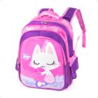 Mochila Escolar Grande Com Alça Reforçada Infantil Estampada
