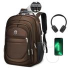 Mochila Escolar Grande Feminina Masculina Cabo Fone de Ouvido e USB Alça de Mão Porta Notebook - M3M