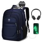 Mochila Escolar Grande Feminina Masculina Cabo Fone de Ouvido e USB Alça de Mão Porta Notebook - M3M