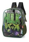 Mochila Escolar Hulk - Luxcel, Preta, 41x30x14cm