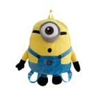 Mochila Escolar Infantil com Desenho de Minions - Grande Capacidade