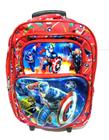 Mochila escolar infantil com Rodinha Masc 41 cm Capitao America