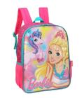 Mochila Escolar Infantil Costas Barbie Unicórnio Luxcel Gde