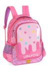 Mochila Escolar Infantil Costas Up4you Picole Pink - Luxcel