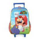Mochila Escolar Infantil Luxcel Super Mario Azul - IC37