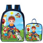 Mochila Escolar Infantil Masculina + Lancheira Bolsa Térmica Menino