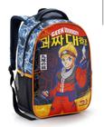 Mochila escolar Infantil menino Naruto Ninja Boruto 42 Cm para criança de costa grande - Utilidades