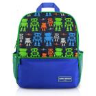 Mochila Escolar Infantil Menino Robo Azul Jacki Design