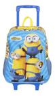 Mochila Escolar Infantil Minions Malvado Favorito Rodinhas G - sestini