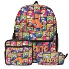 Mochila Escolar Infantil Naruto Shippuden Costas Reforçada