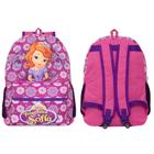 Mochila Escolar Infantil Princesa Sofia Desenho Roxa Costa - TOYS 2U