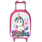 Mochila Escolar Infantil Rodinha Feminina Menina- Unicórnio