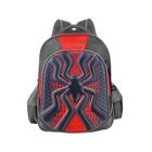 Mochila Escolar Infantil Spider Poliester Santino Nlm8U