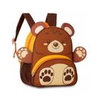 Mochila Escolar Infantil Tema Ursinho Urso Clio Pets Bichinhos 3D - Clio