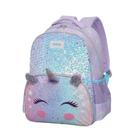 Mochila Escolar Infantil Unicórnio 3D Pompom Packme Amazed