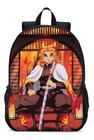 Mochila Escolar Infanto Juvenil Anime Demon Slaye Rengoku Novidade Geek Skin 142