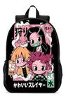 Mochila Escolar Infanto Juvenil Anime Demon Slayer Kimetsu No Yaiba Novidade Geek Skin 134