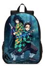 Mochila Escolar Infanto Juvenil Anime Demon Slayer Kimetsu No Yaiba Novidade Geek Skin 160