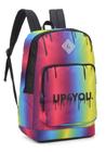 Mochila Escolar Juvenil de Costas Pink UP4YOU - Luxcel