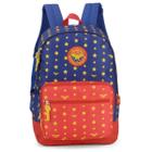 Mochila Escolar Juvenil Mulher Maravilha Original Luxcel