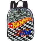 Mochila Escolar Lancheira HOT Wheels Maxtoy 2500XA23 COR Preto