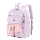 Mochila escolar LISINUO Kids for Girls, roxa