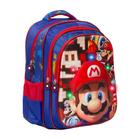 Mochila Escolar Masculina Alça Costas Super Mario Luz Led - TOYS 2U