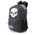 Mochila Escolar Masculina Black Skull BS3212