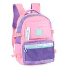 Mochila Escolar Moderna Juvenil Luxcel De Costas Up4you Roxa