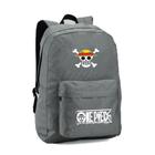 Mochila Luffy e Caveira Pirata Anime em Alto Mar Infantil Meninos Novidade  - Preto