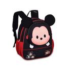 Mochila Escolar Passeio De Costa Mickey Disney Tsum Tsum