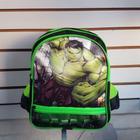 Mochila escolar pequena infantil para criança menino 32cm x 25cm personagem hulk