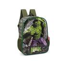 Mochila Escolar Personagem Marvel Hulk De Costas Verde