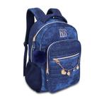 Mochila Escolar Rebeca Bonbon Jeans Original Clio