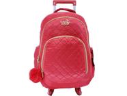 Mochila Escolar Roda 360 Notebook Metalasse + Pompom Mc3979