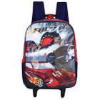 Mochila Escolar Rodinha Força 4 Race Infantil Carros Corrida Policia