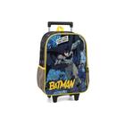 Mochila Escolar Rodinhas Carrinho Batman Luxcell Preto