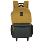 Mochila Escolar Rodinhas Estampa Casual 44cm Marca XYZ