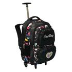 Mochila Escolar Rodinhas Feminina Notebook Juvenil Resistent